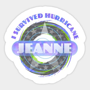 Hurricane Jeanne Sticker